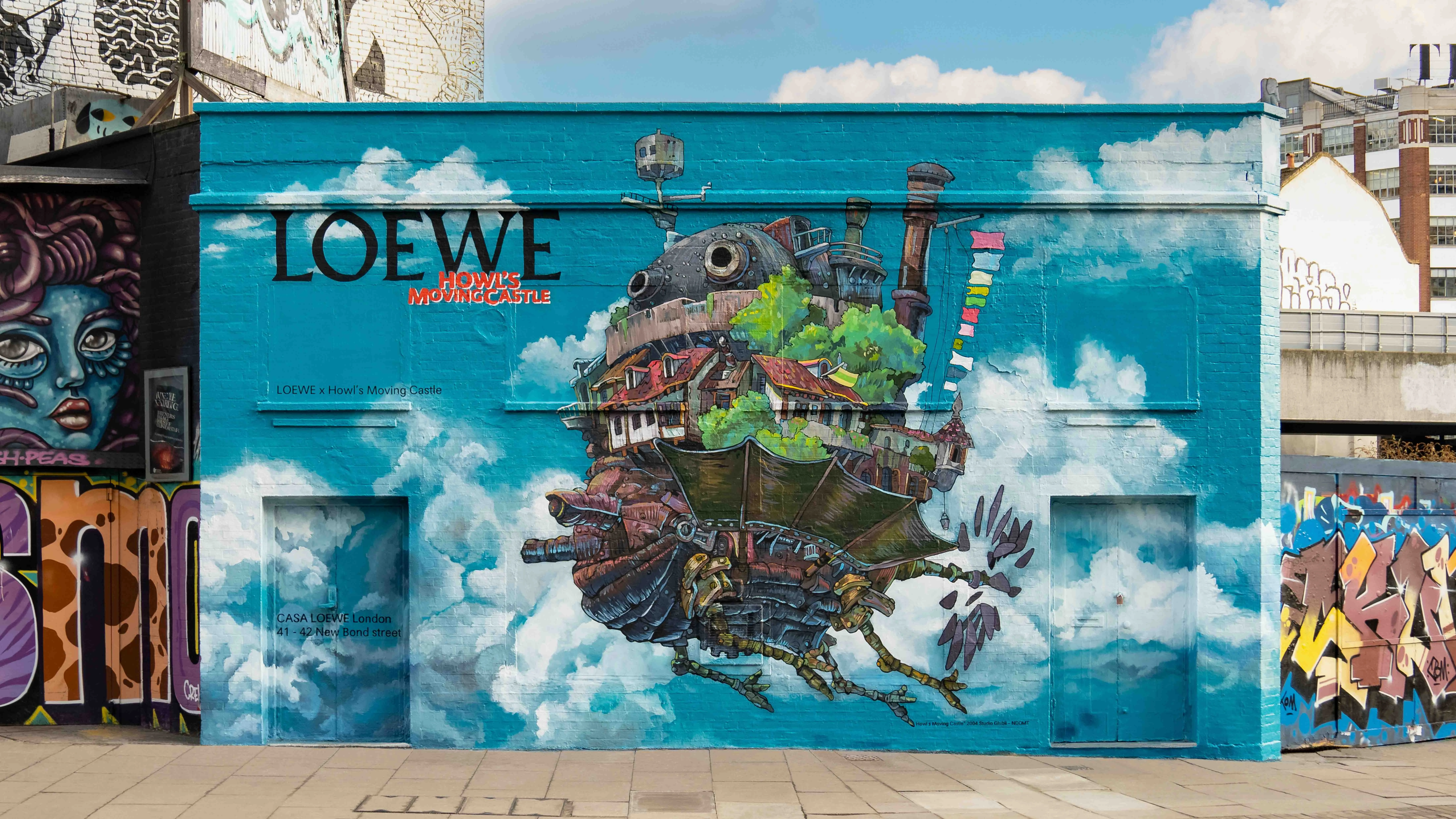 Mural Loewe — Great Eastern Art Wall, Londres 2025