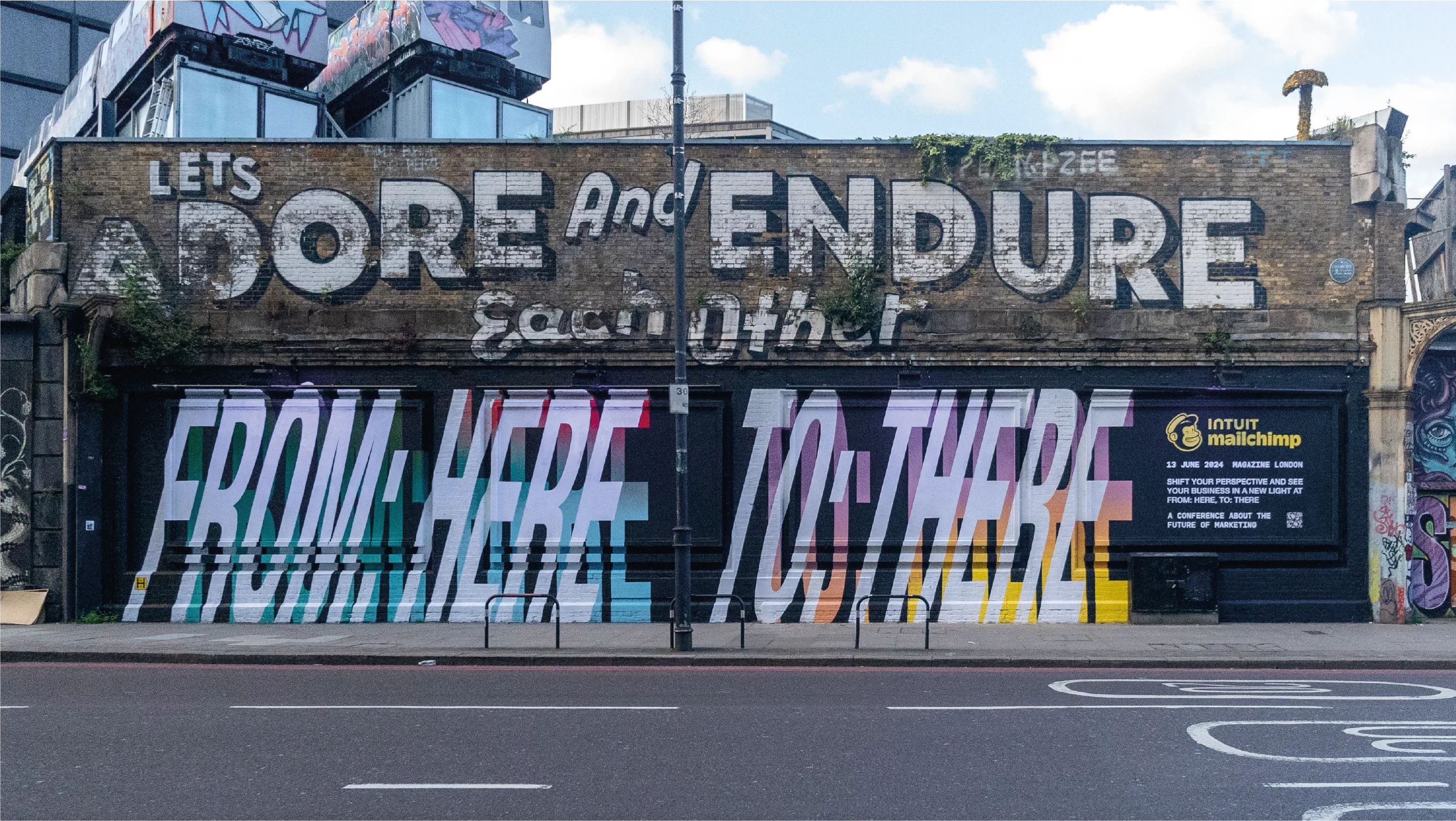 Mural Mailchimp — Great Eastern St, Londres 2024