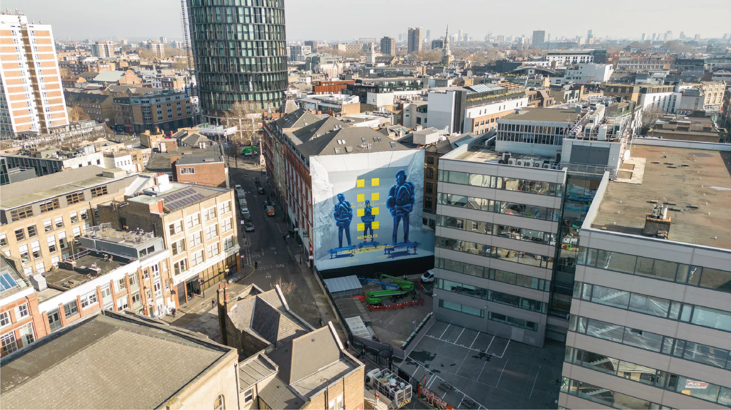 Mural Moncler — Old Street, Londres 2023