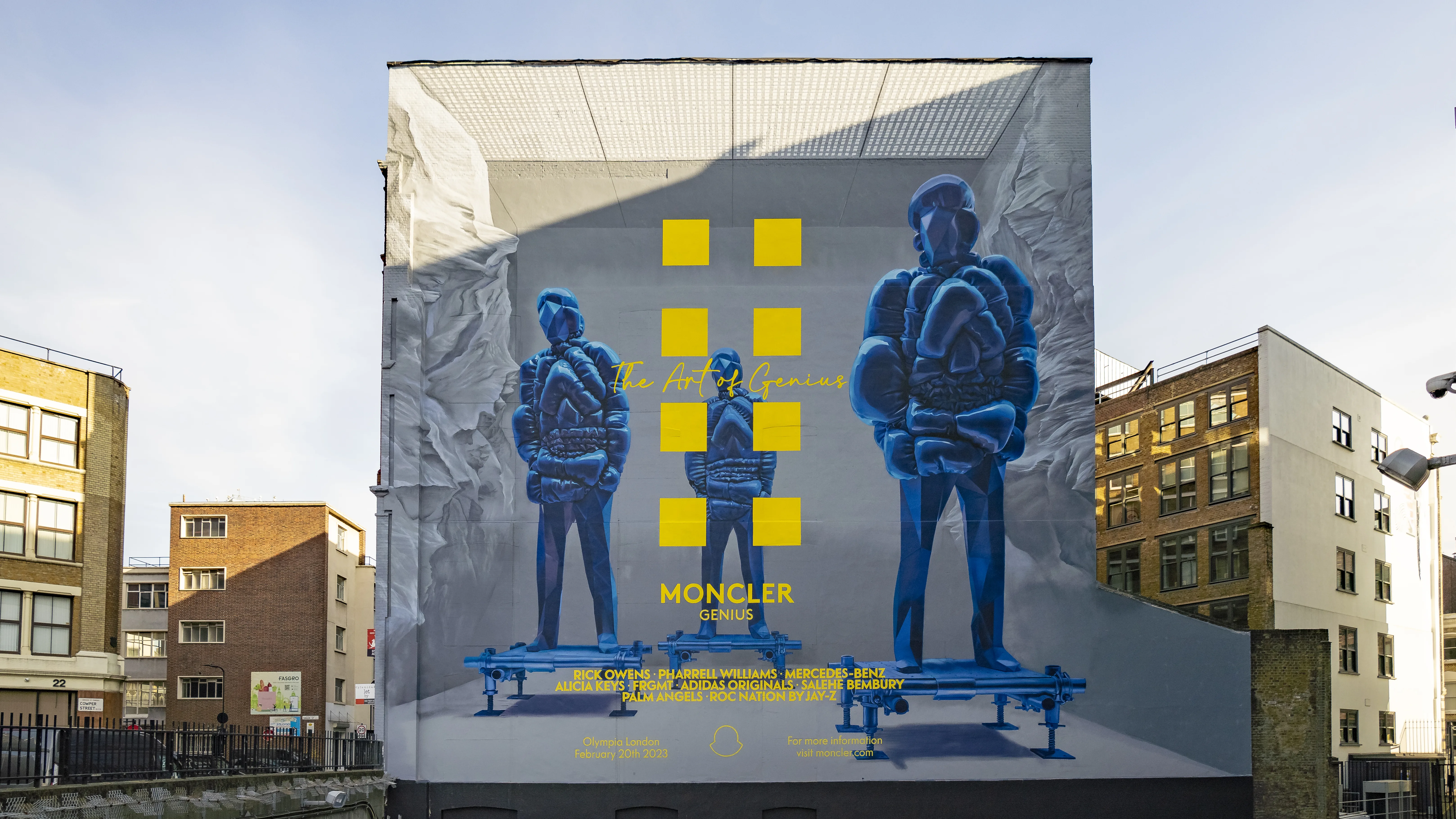 Detalle mural Moncler