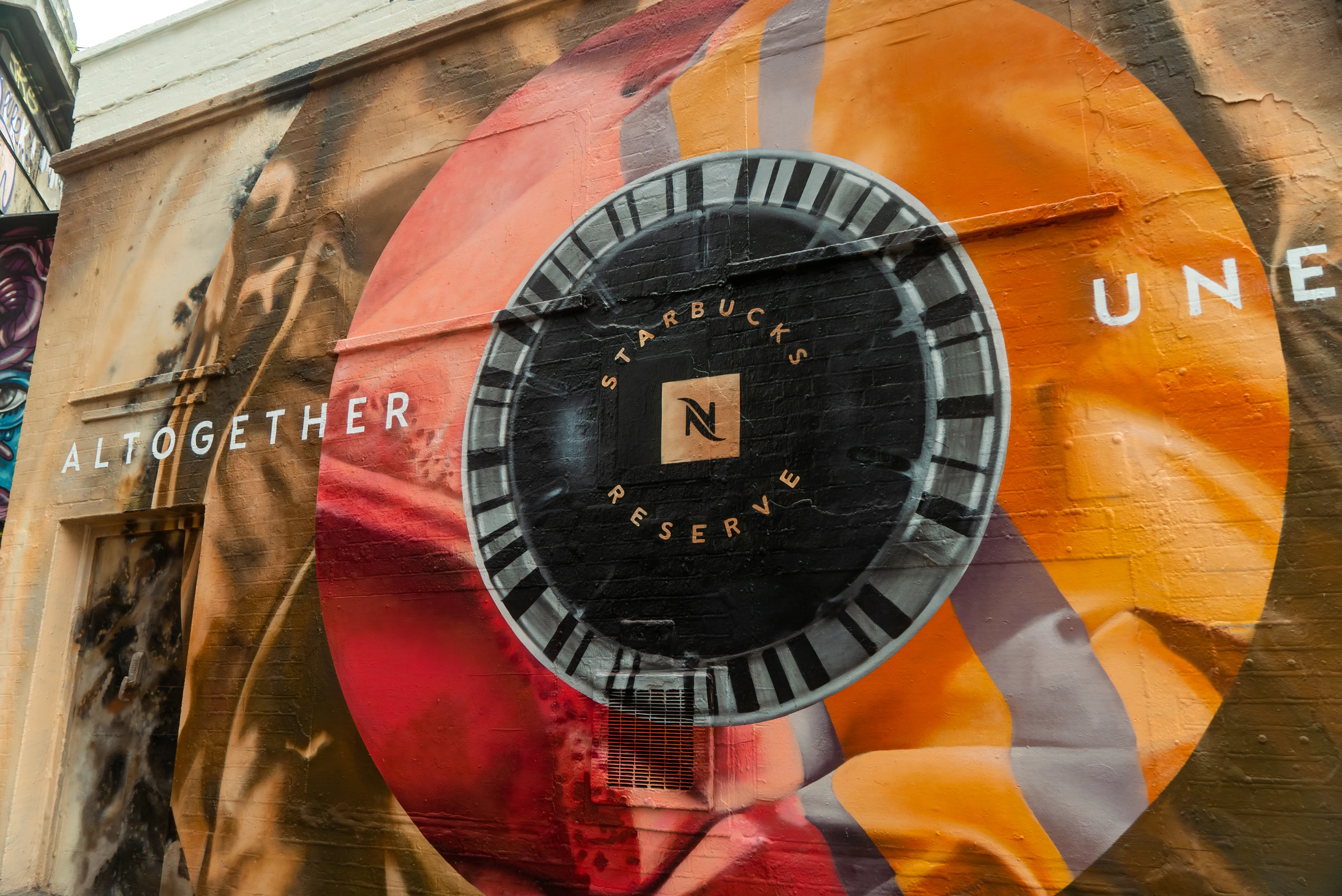 Detalle mural Nespresso 1