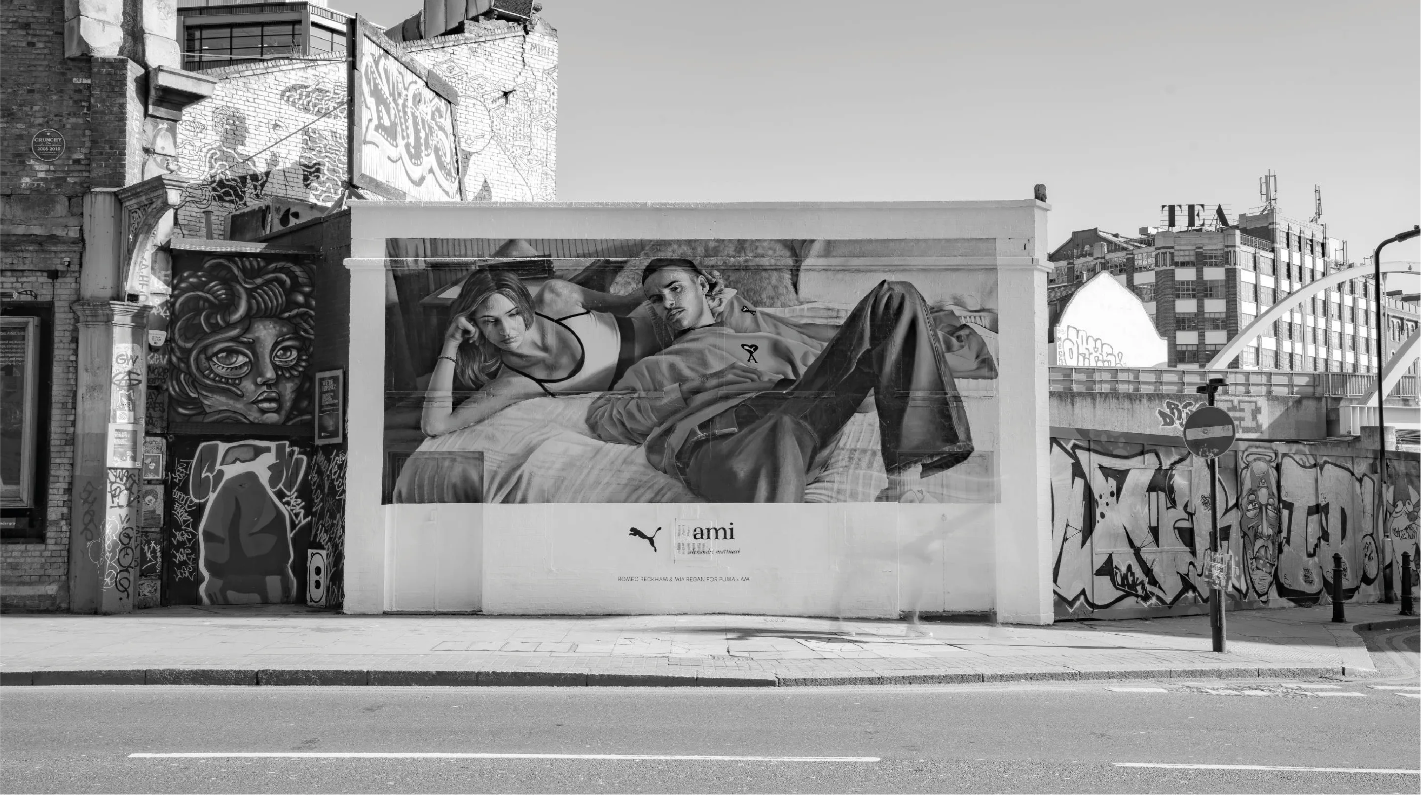 Mural Puma · Ami — Great Eastern Art Wall, Londres 2022