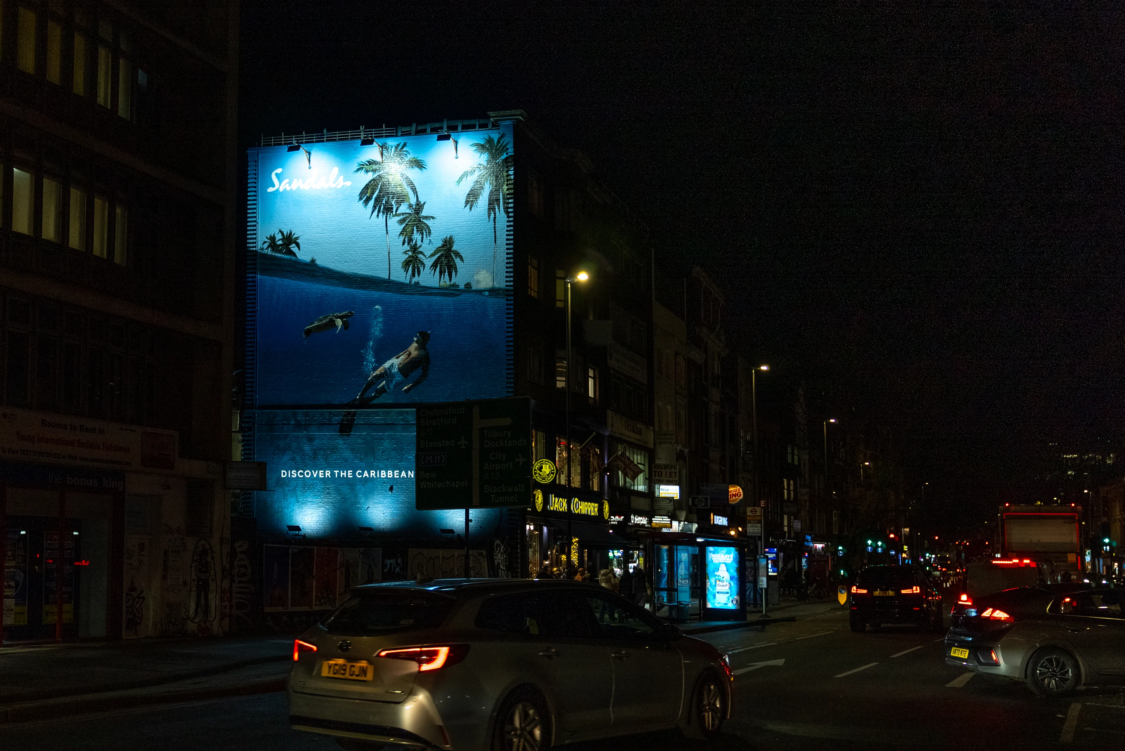 Mural Sandals · White Chapel, Londres 2024