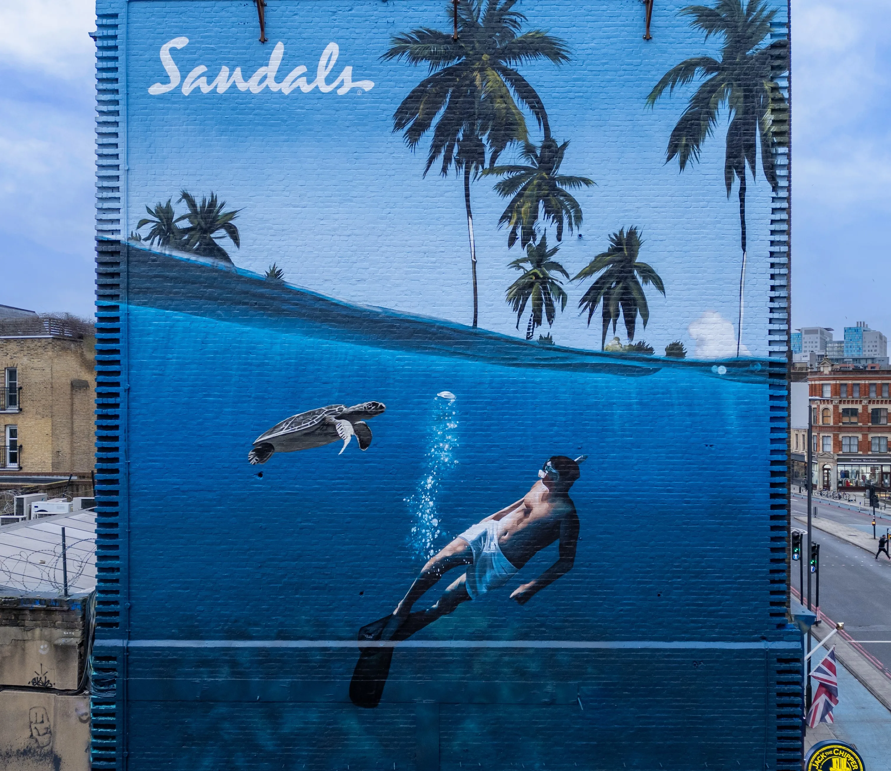 Mural Sandals